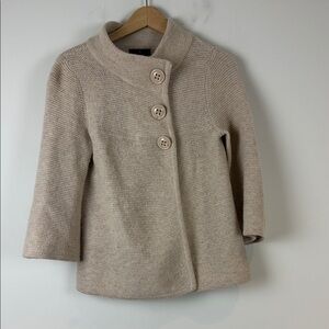 Fenn Wright Manson Beige Wool Blend Sweater Size Small